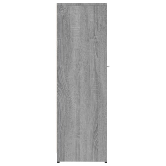 Armoire de bain Sonoma gris 30x30x95 cm Bois d'ingénierie – Image 5