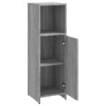 Armoire de bain Sonoma gris 30x30x95 cm Bois d'ingénierie – Image 6