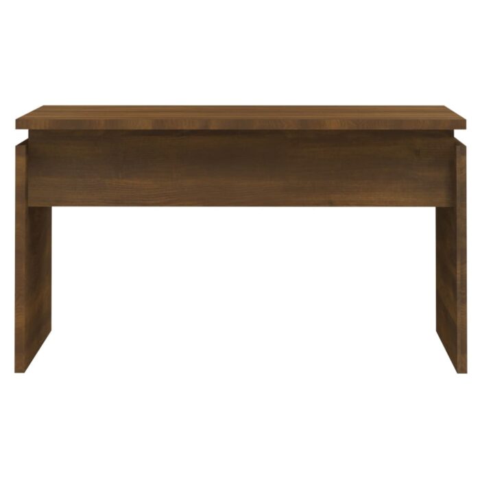 Table basse Chêne marron 68x50x38 cm Bois d'ingénierie – Image 3