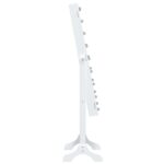 Miroir sur pied blanc avec LED blanc 34x37x146 cm – Image 8