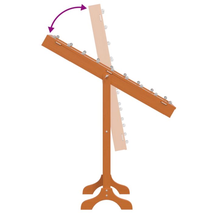 Miroir sur pied blanc avec LED 34x37x146 cm – Image 10