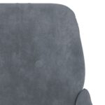 Fauteuil Gris foncé 62x79x79 cm Velours – Image 4