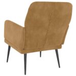 Fauteuil Marron 62x79x79 cm Velours – Image 3
