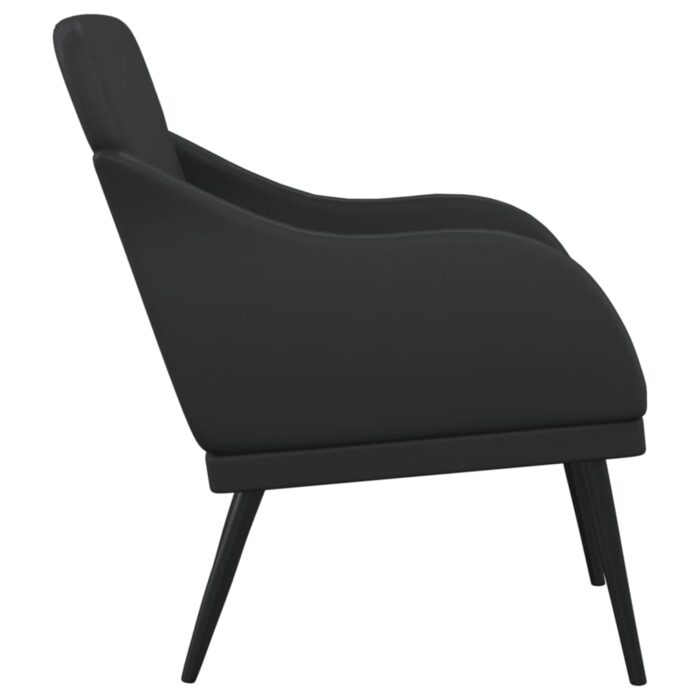 Fauteuil Noir 63x76x80 cm Similicuir – Image 2