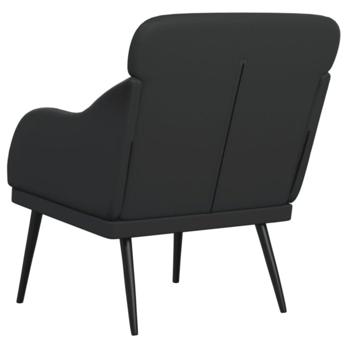 Fauteuil Noir 63x76x80 cm Similicuir – Image 3