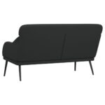 Banc Noir 110x76x80 cm Similicuir – Image 3