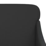 Banc Noir 110x76x80 cm Similicuir – Image 4