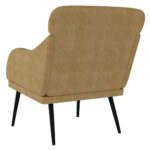 Fauteuil Marron 63x76x80 cm Velours – Image 3