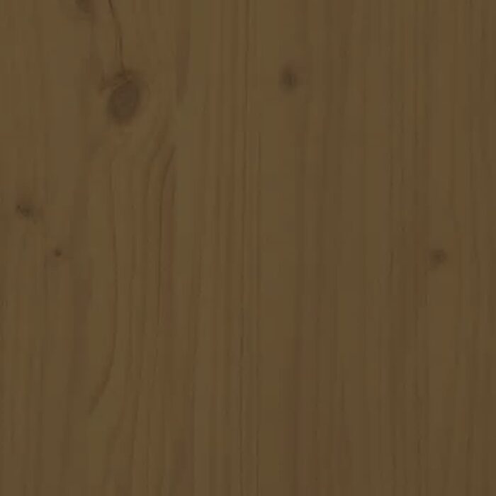 Jardinière avec étagère Marron miel 54x54x81 cm Bois de pin – Image 5