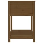 Jardinière avec étagère Marron miel 82,5x54x81 cm Bois de pin – Image 4
