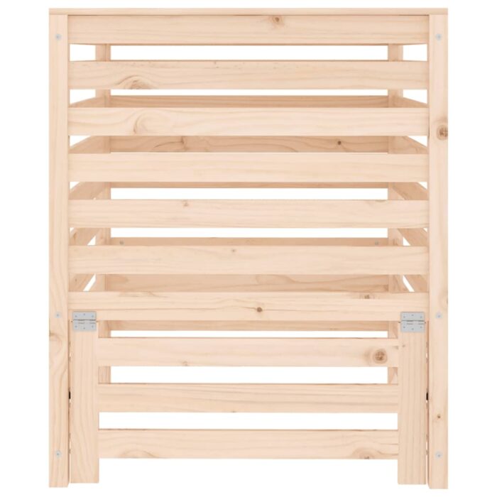 Composteur 82,5x82,5x99,5 cm Bois massif de pin – Image 3
