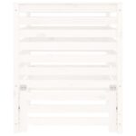 Composteur Blanc 82,5x82,5x99,5 cm Bois massif de pin – Image 3