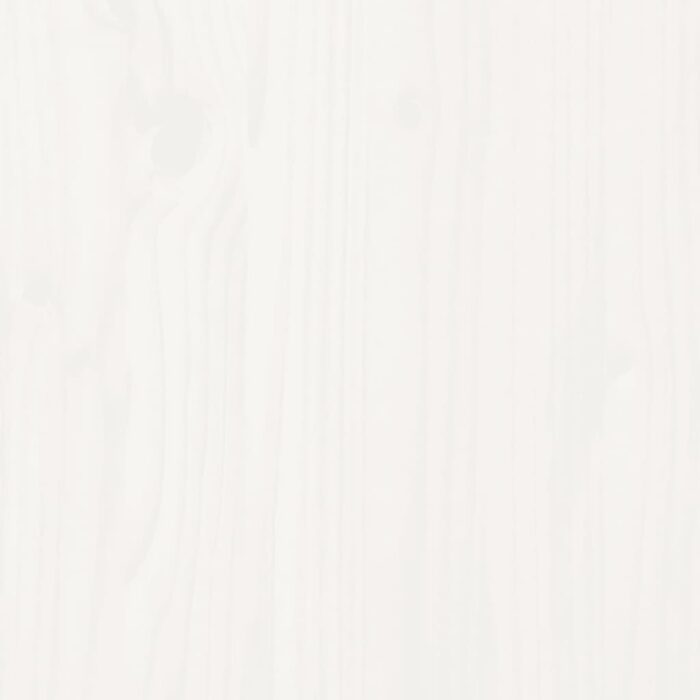 Composteur Blanc 82,5x82,5x99,5 cm Bois massif de pin – Image 7