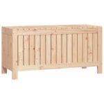 Boîte de rangement de jardin 108x42,5x54 cm Bois massif de pin – Image 3