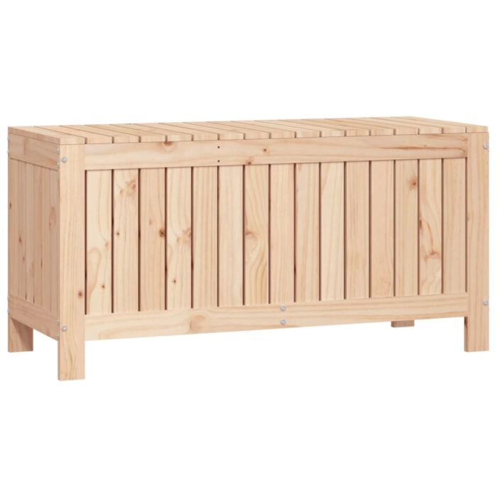 Boîte de rangement de jardin 108x42,5x54 cm Bois massif de pin – Image 3