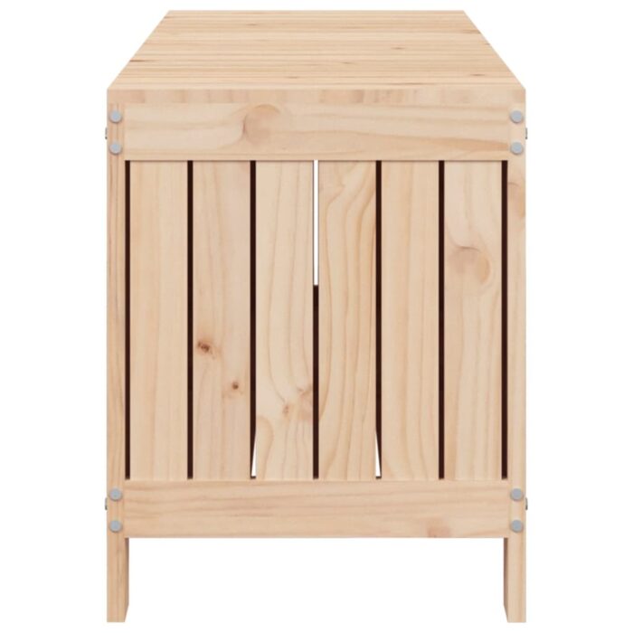 Boîte de rangement de jardin 108x42,5x54 cm Bois massif de pin – Image 5