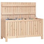 Boîte de rangement de jardin 115x49x60 cm Bois massif de pin – Image 2