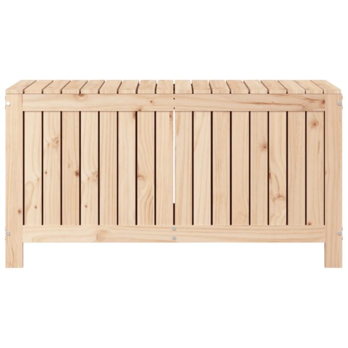 Boîte de rangement de jardin 115x49x60 cm Bois massif de pin – Image 4