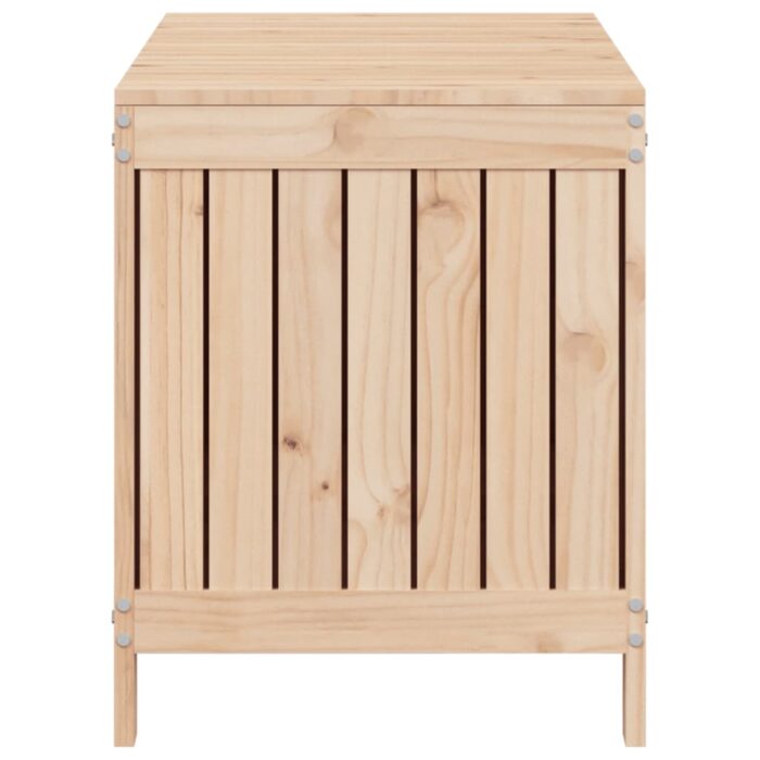 Boîte de rangement de jardin 115x49x60 cm Bois massif de pin – Image 5