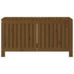 Boîte de rangement de jardin Marron miel 115x49x60 cm Bois pin – Image 4