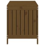 Boîte de rangement de jardin Marron miel 115x49x60 cm Bois pin – Image 5