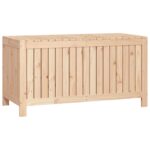 Boîte de rangement de jardin 121x55x64 cm Bois massif de pin – Image 3