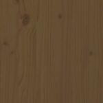 Boîte de rangement de jardin Marron miel 121x55x64 cm Bois pin – Image 7