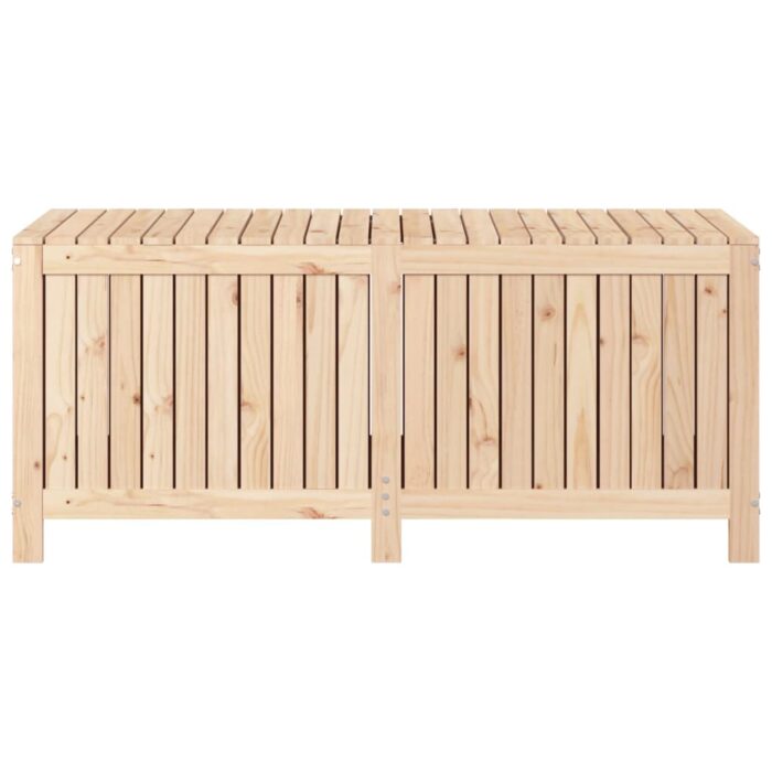 Boîte de rangement de jardin 147x68x64 cm Bois massif de pin – Image 4