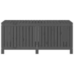 Boîte de rangement de jardin Gris 147x68x64 cm Bois de pin – Image 4