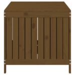 Boîte de rangement de jardin Marron miel 147x68x64 cm Bois pin – Image 5