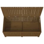 Boîte de rangement de jardin Marron miel 147x68x64 cm Bois pin – Image 6