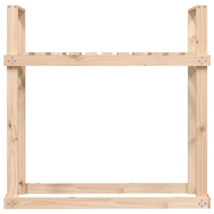 Support pour bois de chauffage 110x35x108,5 cm Bois de pin – Image 3