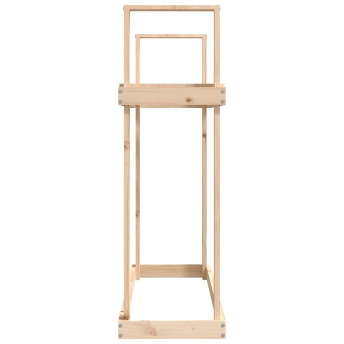 Support pour bois de chauffage 110x35x108,5 cm Bois de pin – Image 4