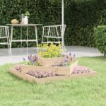 Jardinière 83x83x27 cm Bois massif de pin