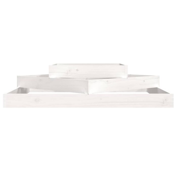 VXL8720845678364_g_en_hd_2.jpg Jardinière Blanc 112x112x27 cm Bois massif de pin – Image 2