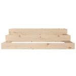 Jardinière 107x107x27 cm Bois massif de pin – Image 2