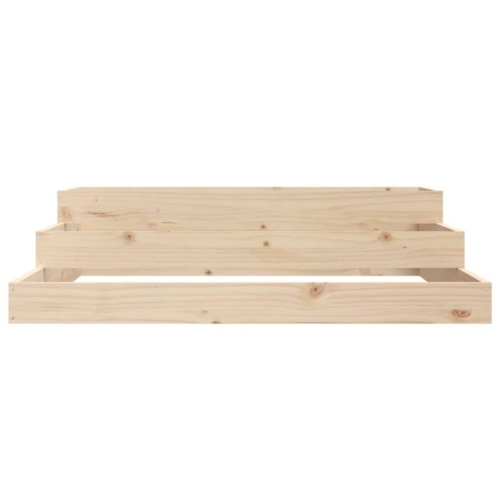 Jardinière 107x107x27 cm Bois massif de pin – Image 2