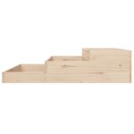 Jardinière 107x107x27 cm Bois massif de pin – Image 3