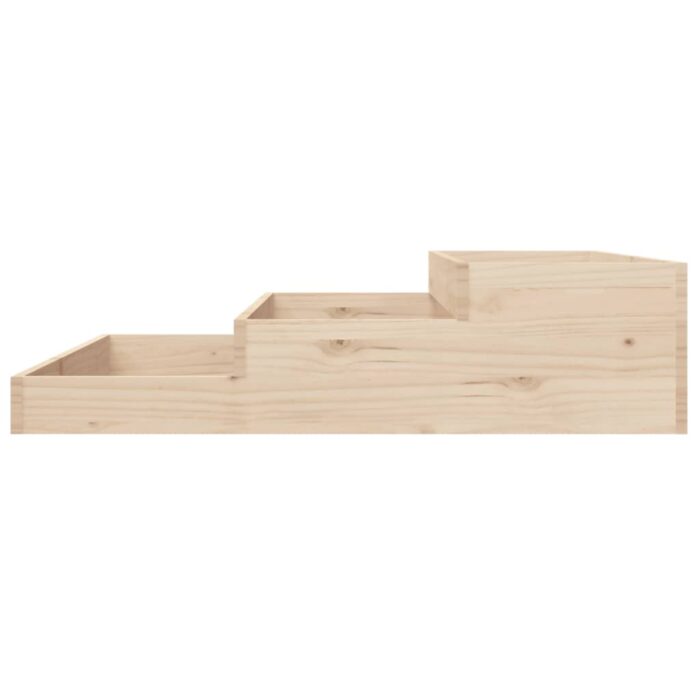 Jardinière 107x107x27 cm Bois massif de pin – Image 3