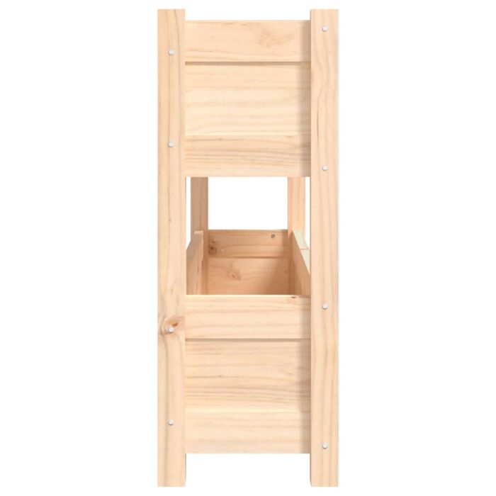 Jardinière 112x25x66 cm Bois massif de pin – Image 4