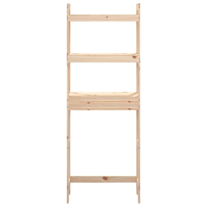 Étagère de toilette 63x26x171 cm Bois de pin massif – Image 4