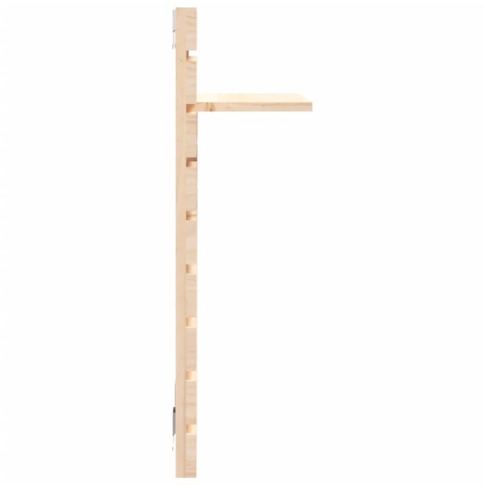 Étagères de chevet murales 2 pcs Bois de pin massif – Image 5