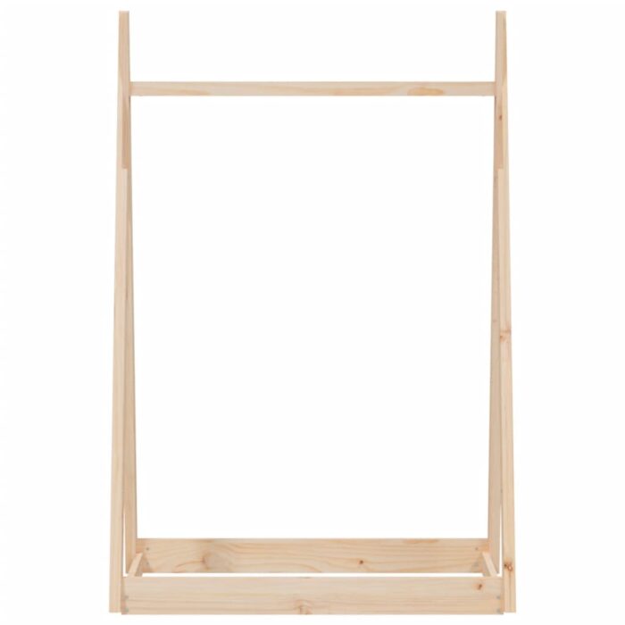 Porte-vêtements 100x45x150 cm Bois de pin massif – Image 2