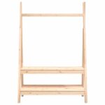 Porte-vêtements 100x45,5x150 cm Bois de pin massif – Image 3