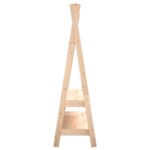 Porte-vêtements 100x45,5x150 cm Bois de pin massif – Image 4