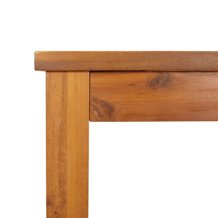 Table à manger de jardin 150x90x74 cm bois d'acacia solide – Image 4