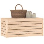 Boîte de jardin 101x50,5x46,5 cm bois massif de pin – Image 2