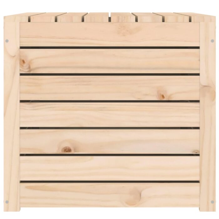 Boîte de jardin 101x50,5x46,5 cm bois massif de pin – Image 5