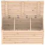 Boîte de jardin 101x50,5x46,5 cm bois massif de pin – Image 6