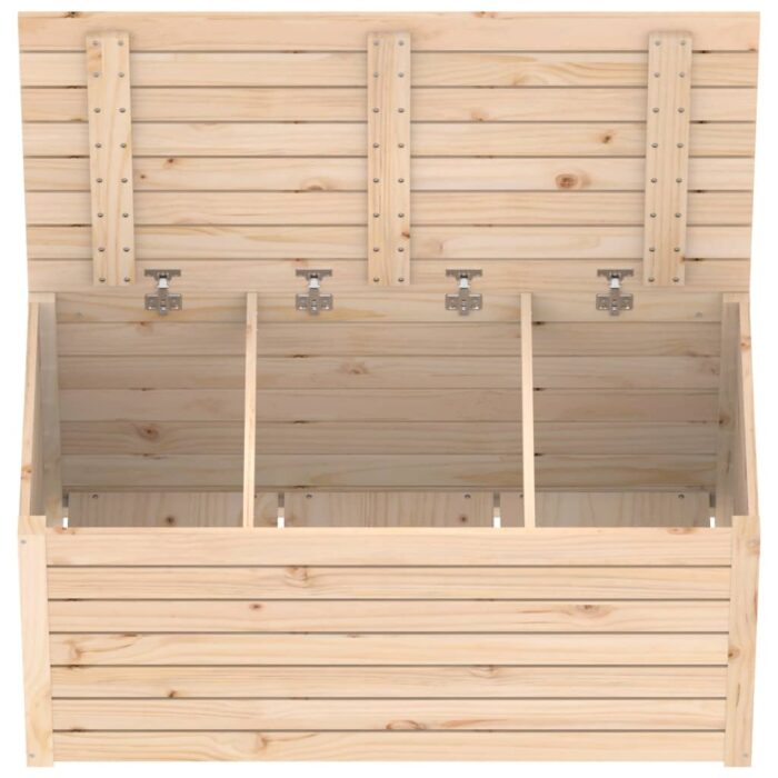 Boîte de jardin 101x50,5x46,5 cm bois massif de pin – Image 6